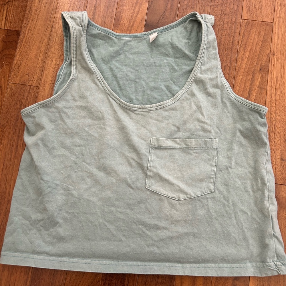 Women's Green Tank Top